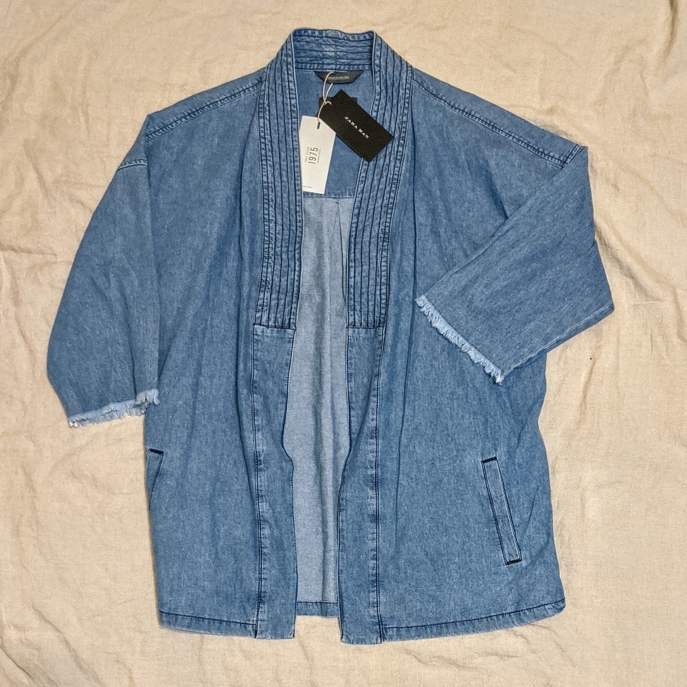 Awesome Zara denim shirt NWT large